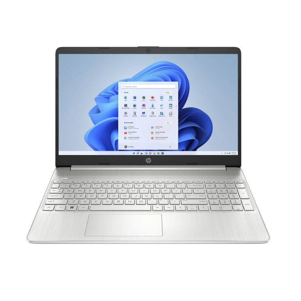 HP Laptop Core i3 4GB 128GB 15.6 FHD Natural Silver Laptop | 15S-FQ2050NA
