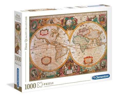 Hqc 1000Pc Jigsaw Puzzle Old Map