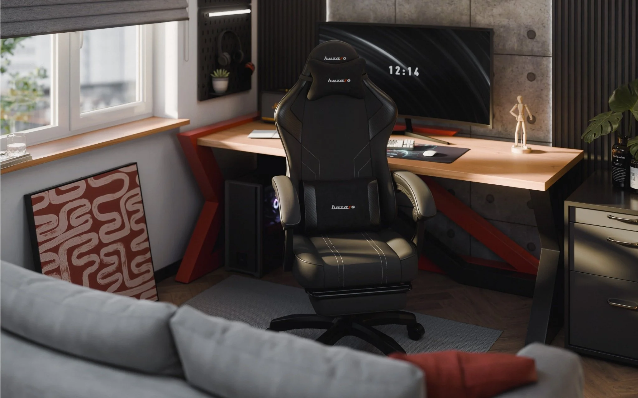 Huzaro Force 3.7 Carbon Black Gaming Chair - Image 9