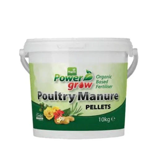 Hygeia Powergrow Poultry Manure Pellets 10kg Tub
