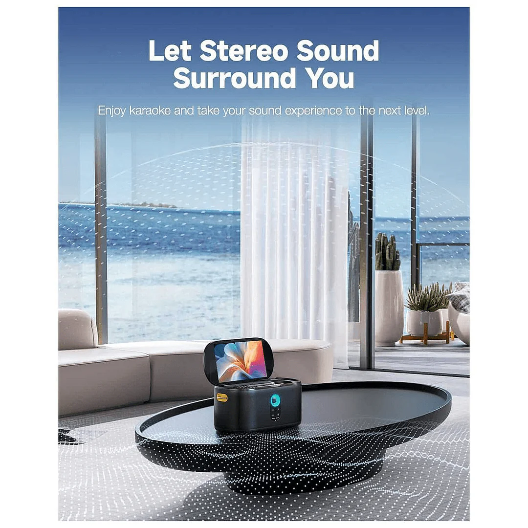 Ikarao Shell S1 Premium Portable Karaoke Machine with 10.1" HD Screen - Image 4