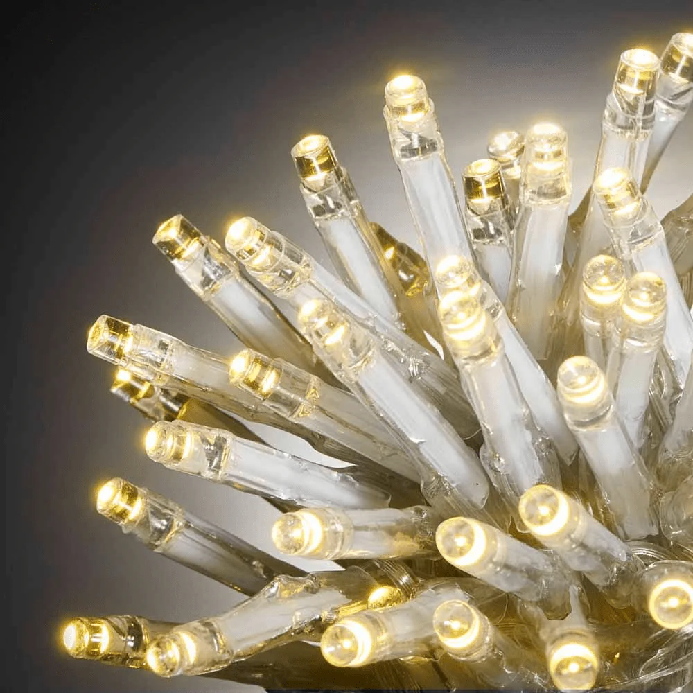 Indoor & Outdoor 300 Warm White LED Christmas Lights - Image 2