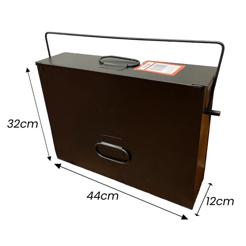 Inglenook Black Powder Coated Ash Carrier