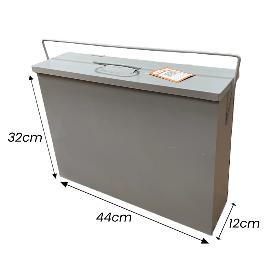 Inglenook Grey Powder Coated Ash Carrier