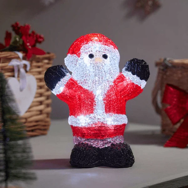 InLit Ice DecoSanta 16cm