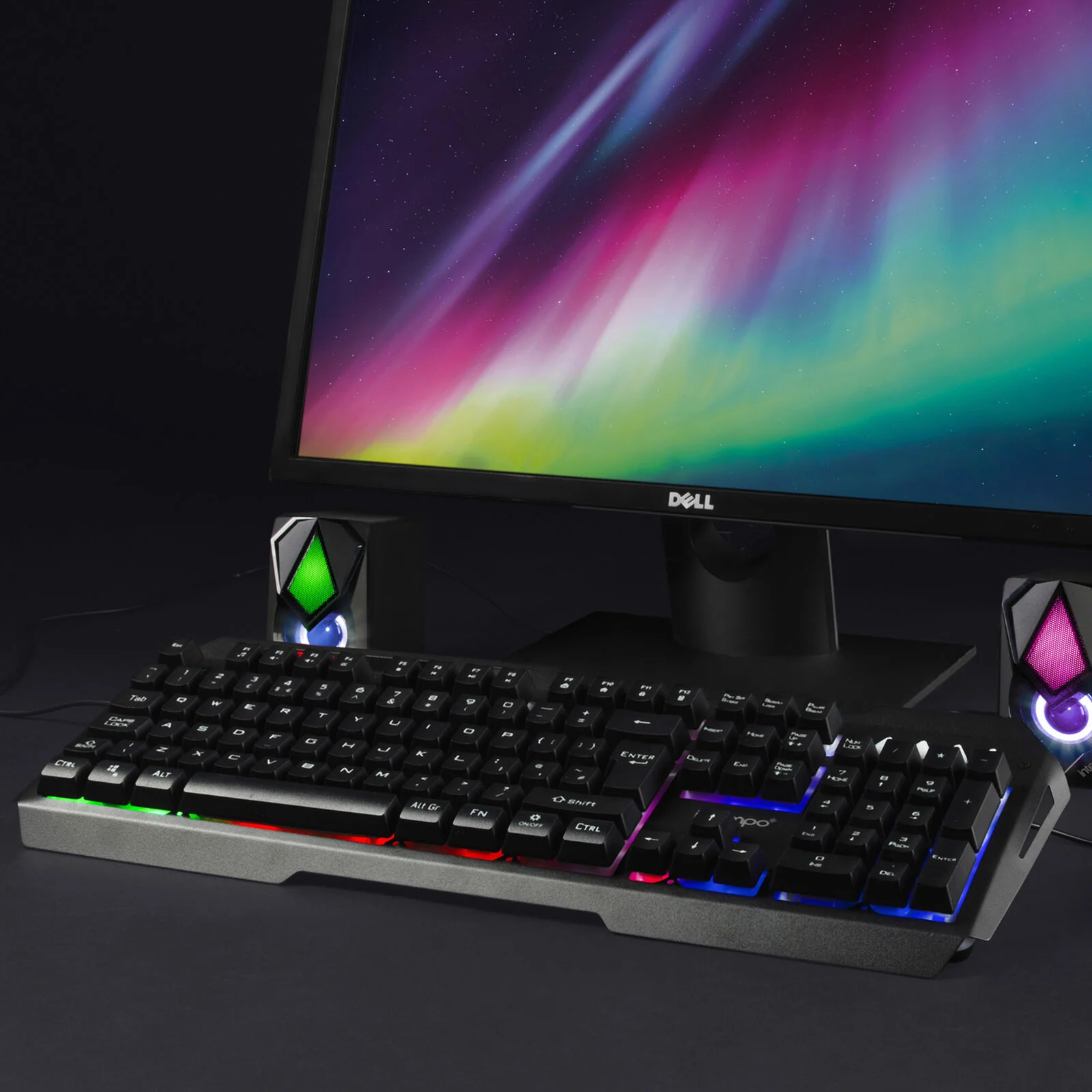 Intempo LED Gaming Keyboard and 6D Optical Mouse Set - Image 3
