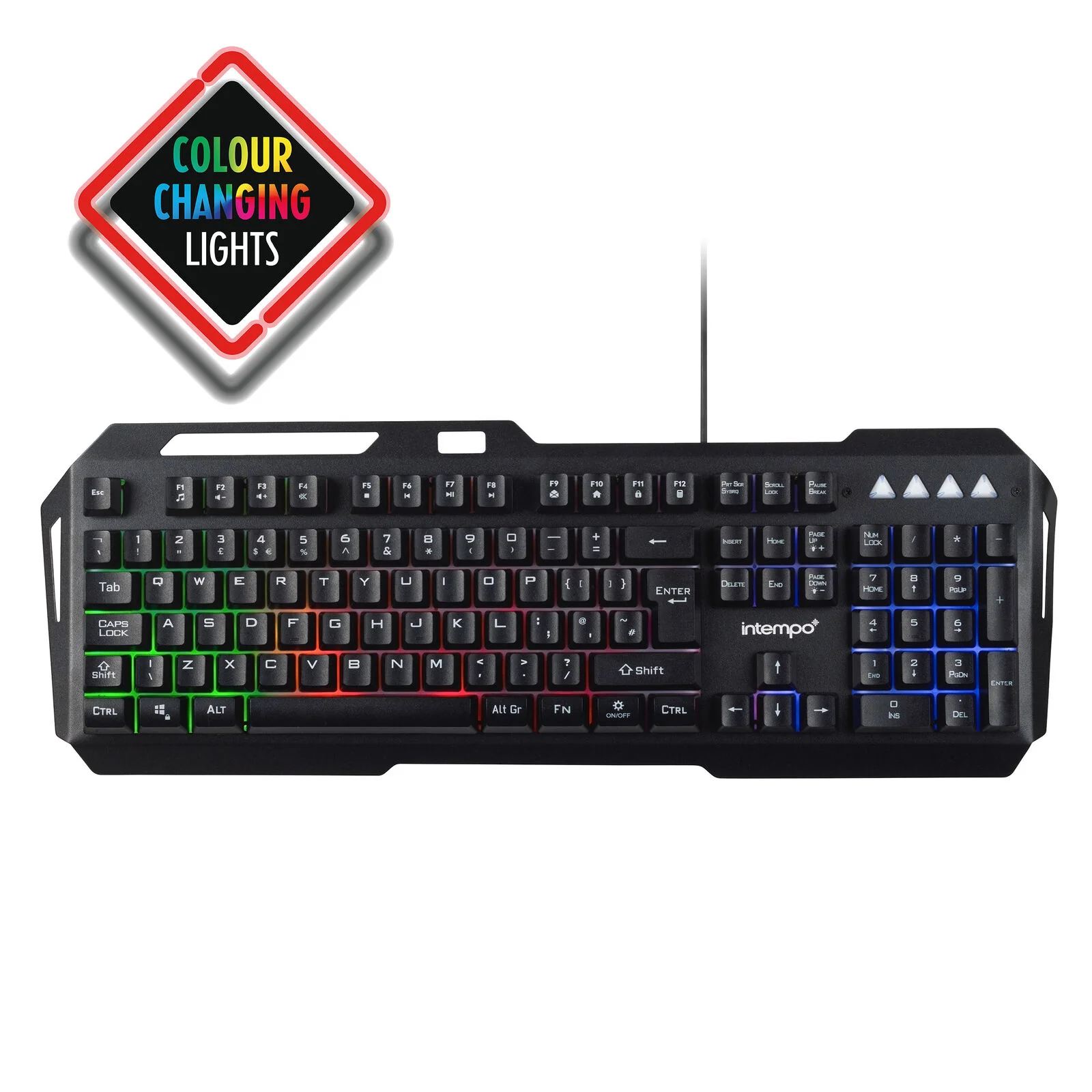 Intempo LED Gaming Keyboard and 6D Optical Mouse Set - Image 5
