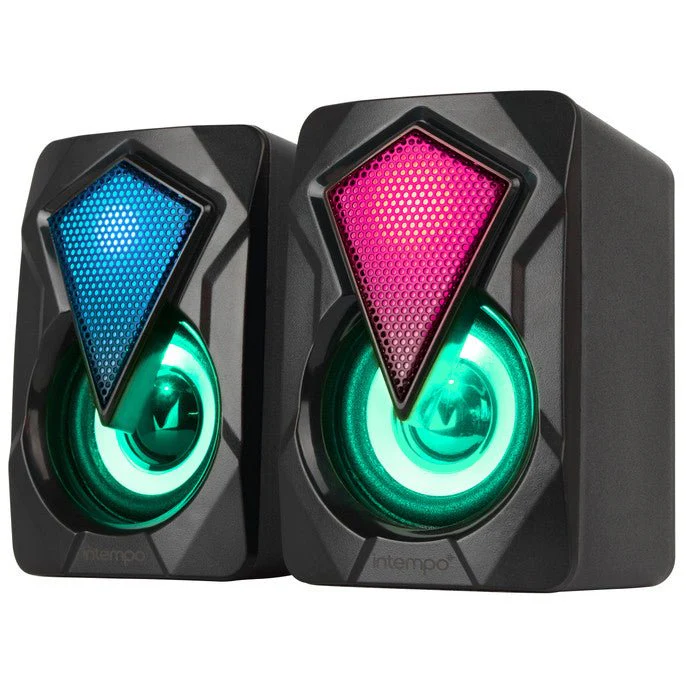 RGB Gaming Speaker Set with LED Colour Changing Lights