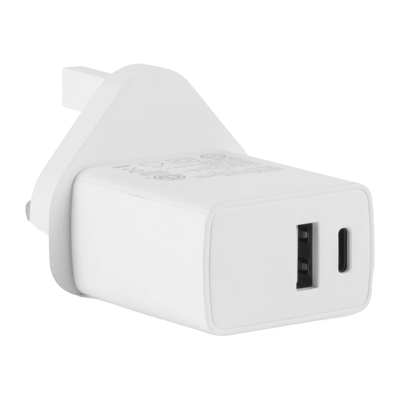 Intempo USB Plug Charger – USB-A & USB Type-C Compatible