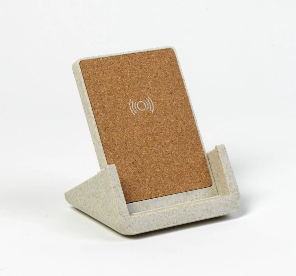 Intempo Wireless Charging Stand - Wheat Fibre - Image 3