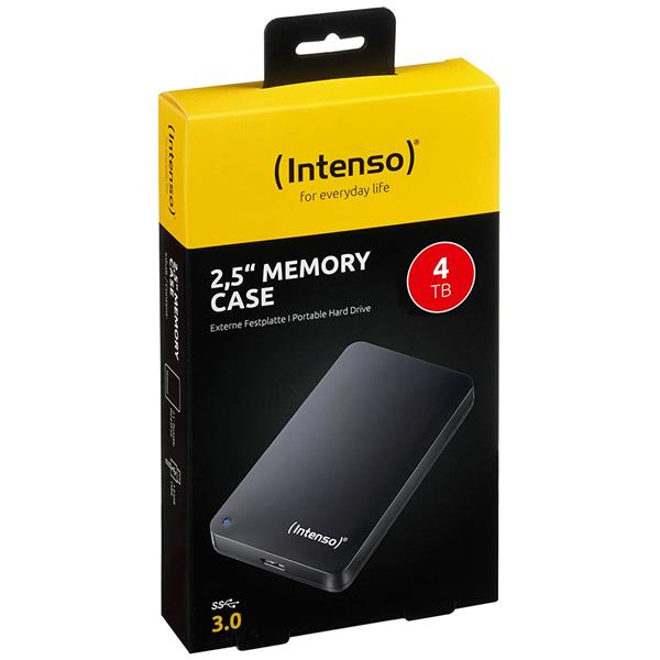 Intenso 4Tb 2.5" External Hard Drive Disk Usb 3.0 - Black - Image 3