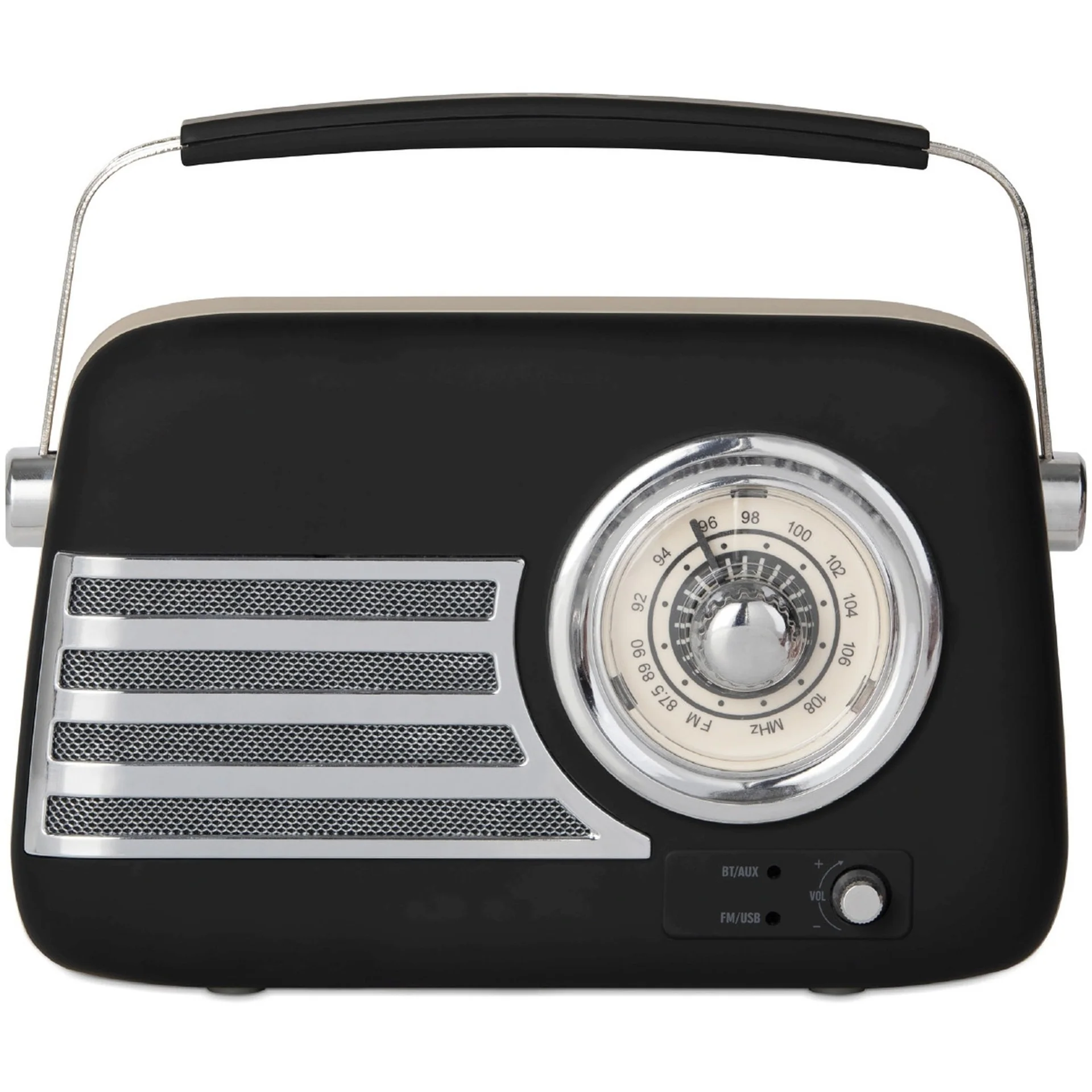 Itek AM/FM Vintage Radio - Black