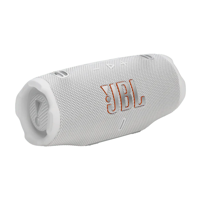 JBL Charge 6 Bluetooth Speaker Water/Dust Proof Auracast - White