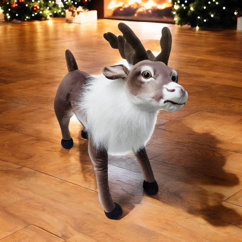 Jingles Plush Standing Reindeer 70cm - Image 2