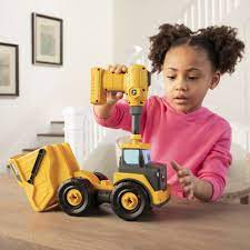 John Deere Build-A-Buddy Yellow Dump Truck Truck - Image 3