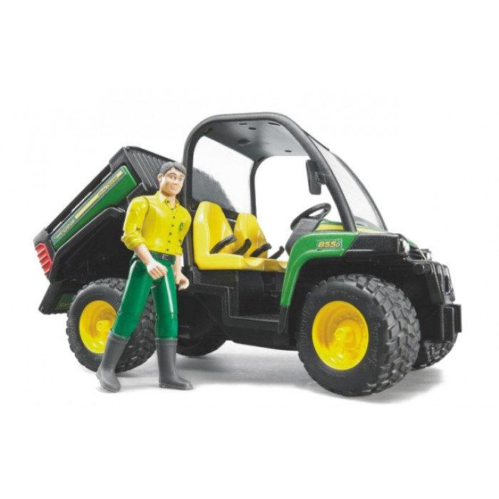 Bruder John Deere Gator 855D With Driver