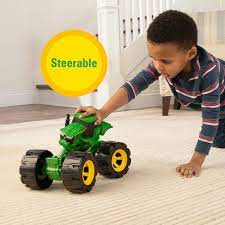 John Deere Monster Treads 12" All Terrain Tractor Toy - Image 3