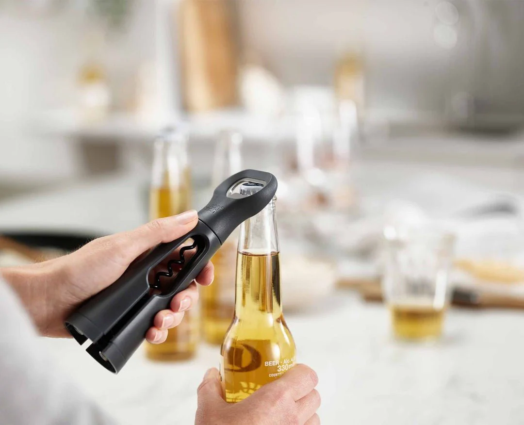 Joseph Joseph BarStar 3-in-1 Grey Corkscrew - Image 3