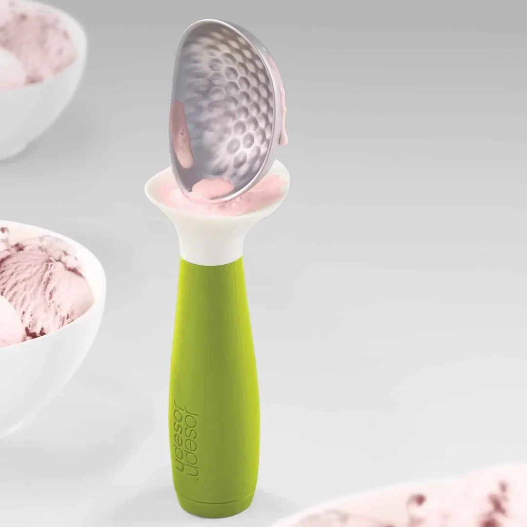 Joseph Joseph Dimple Ice Cream Scoop - Green/White - Image 2