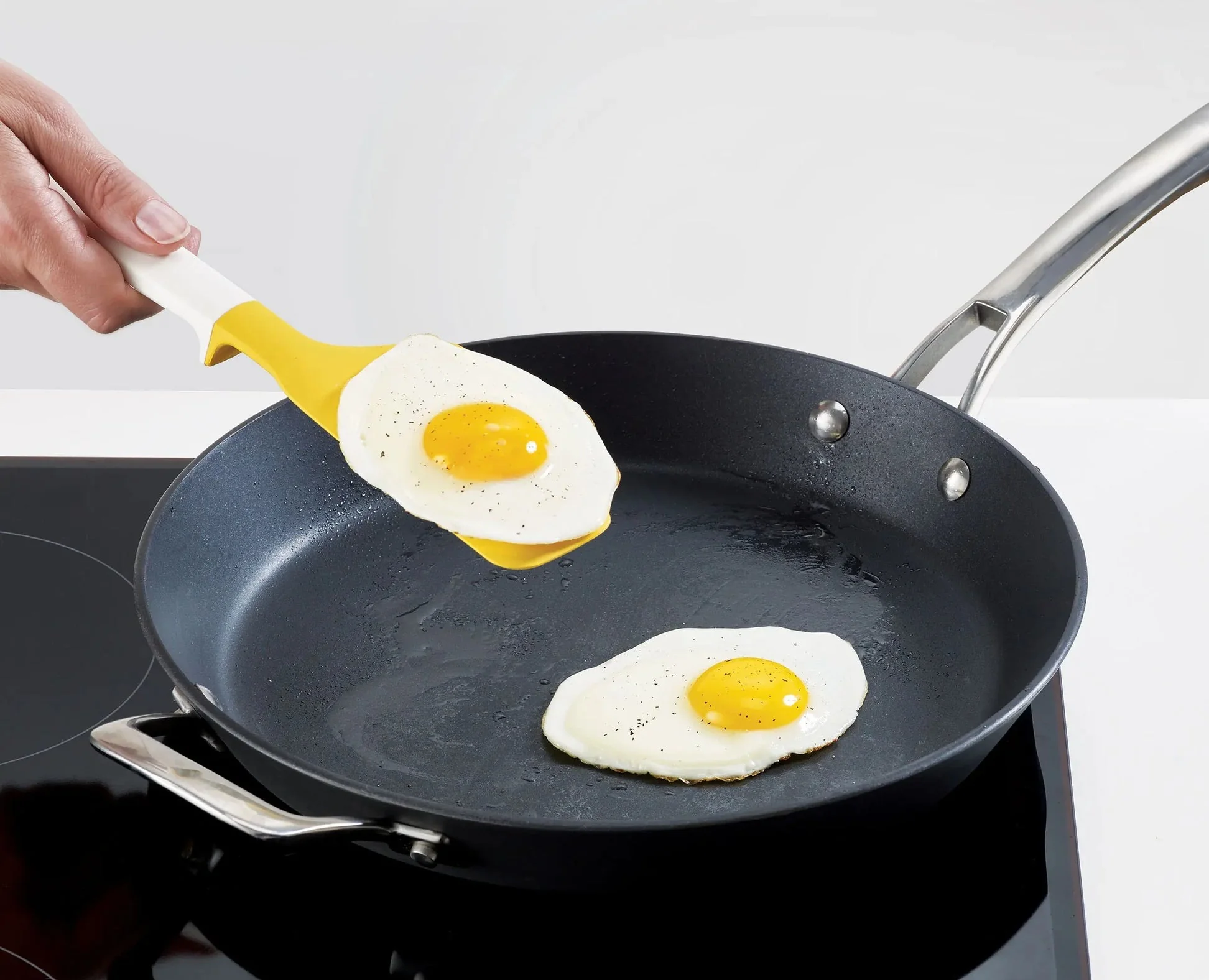 Joseph Joseph Elevate™ Yellow Egg Spatula - Image 2