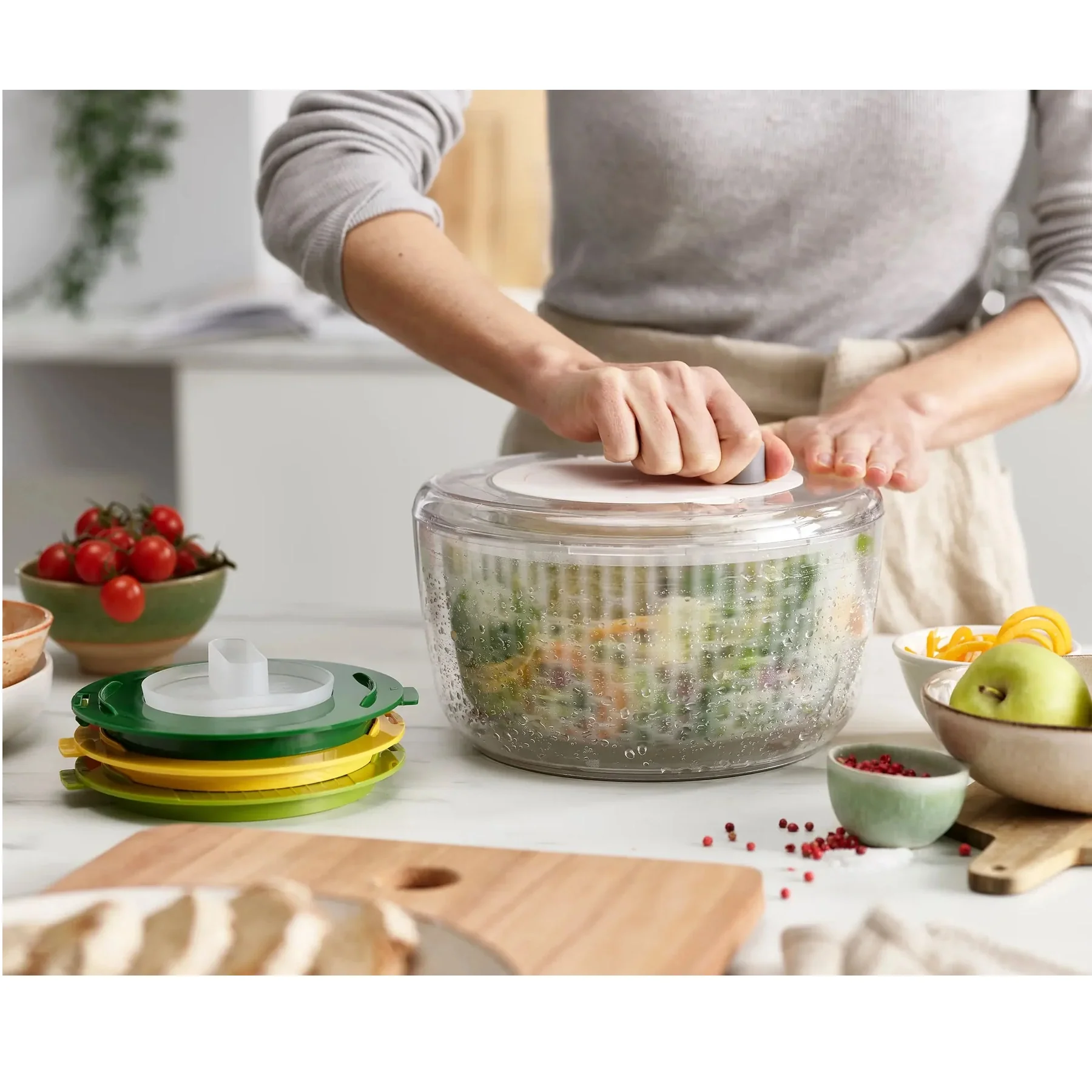 Joseph Joseph Multi-Prep™ 4-piece Multicolour Salad Preparation Set - Image 2