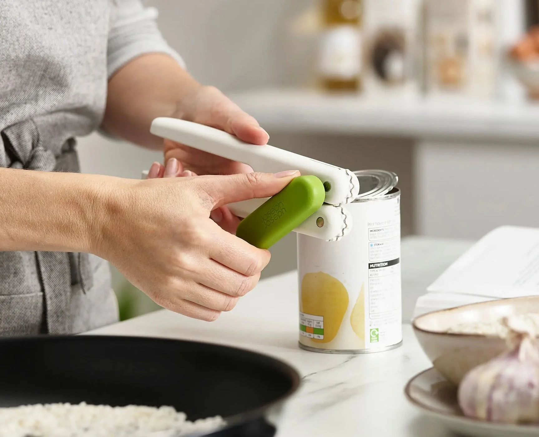 Joseph Joseph Pivot™ 3-in-1 White Can Opener - Image 2