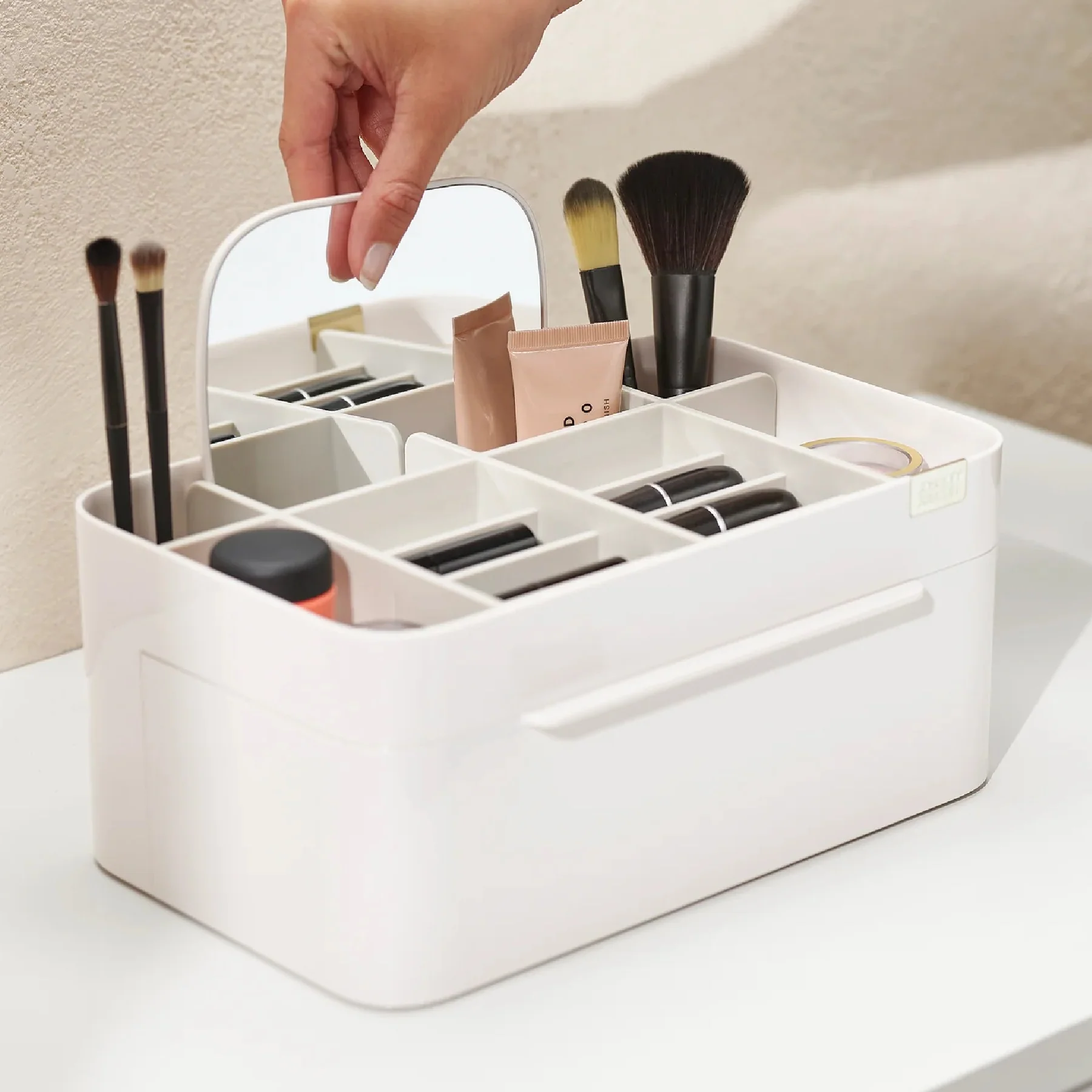 Joseph Joseph Viva Large Cosmetic Organiser with Removable Mirror - Image 5