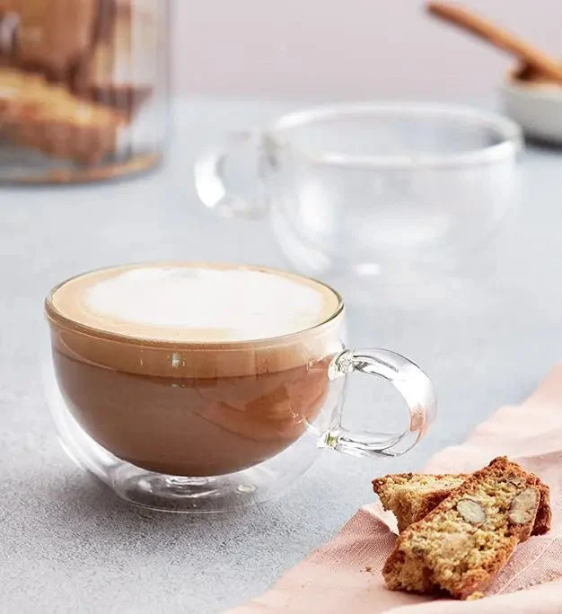 Judge Duo 2 Piece Form Cappuccino Glass Set 250ml