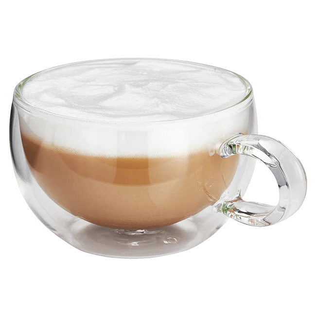 Judge Duo 2 Piece Form Cappuccino Glass Set 250ml - Image 2