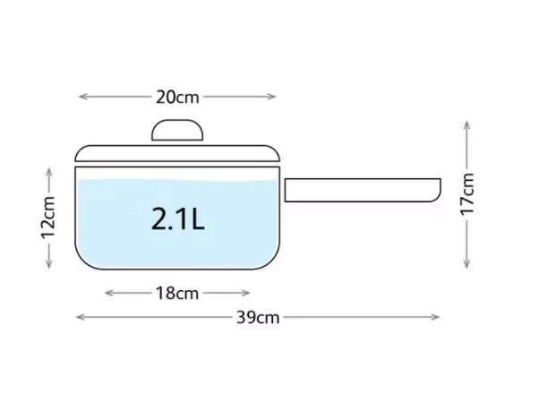 Judge Essentials, 20cm Saucepan, 2.1L - Image 2