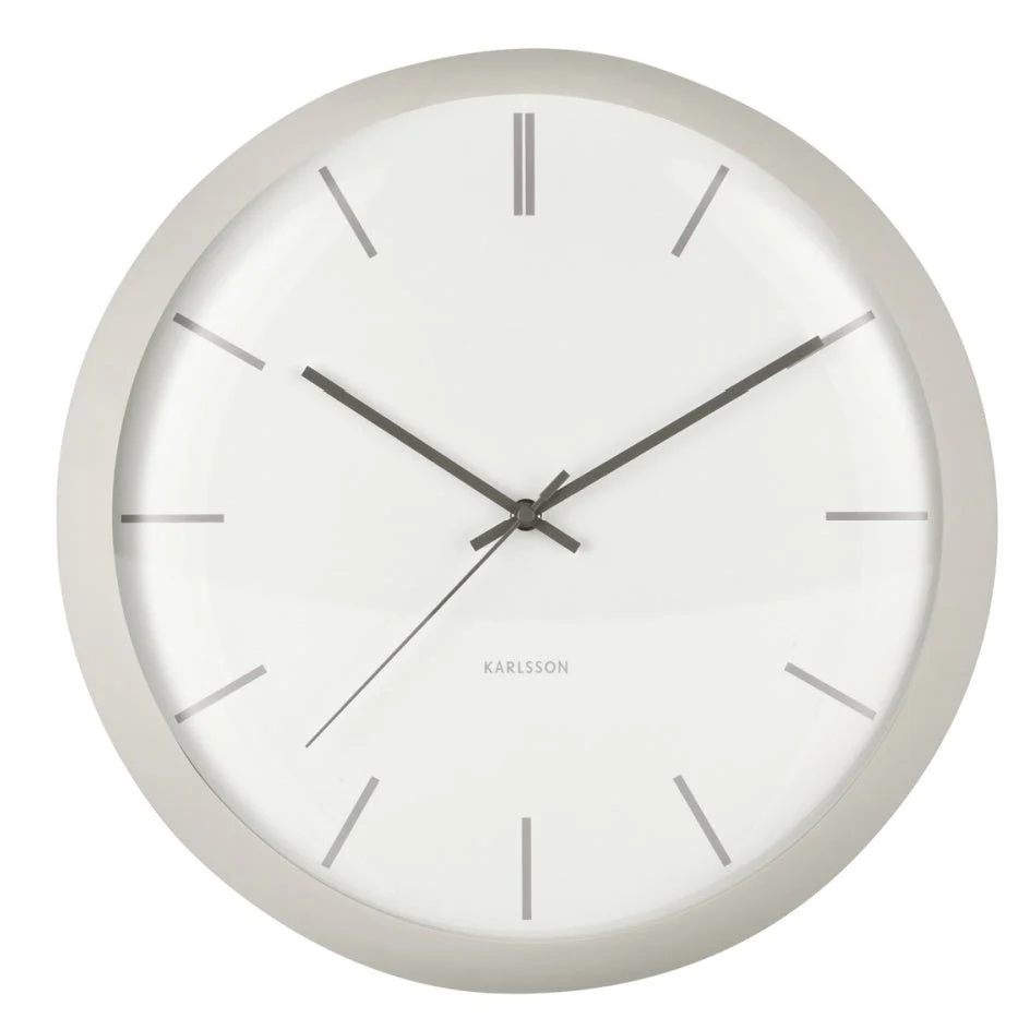 Karlsson Wall Clock Nirvana Globe Warm Grey - Image 2