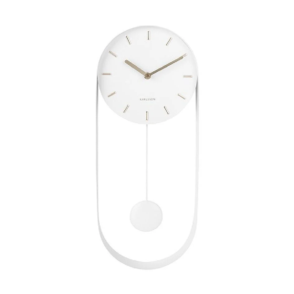 Karlsson Wall Clock Pendulum Charm White - Image 2