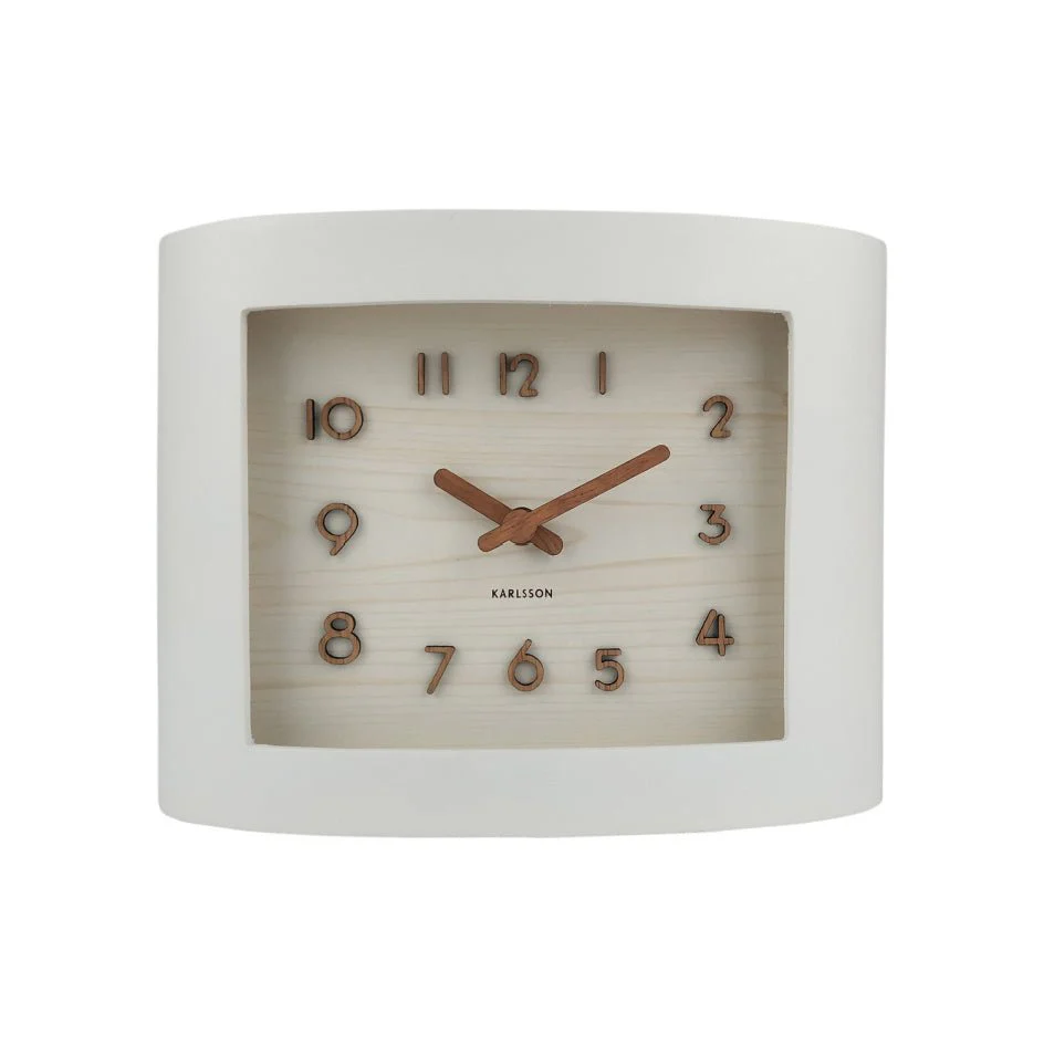 Karlsson Wall Clock Sole Squared White - Image 2
