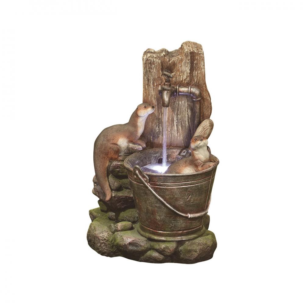 Kelkay Easy Fountain Playful Otters Water Feature - 56c