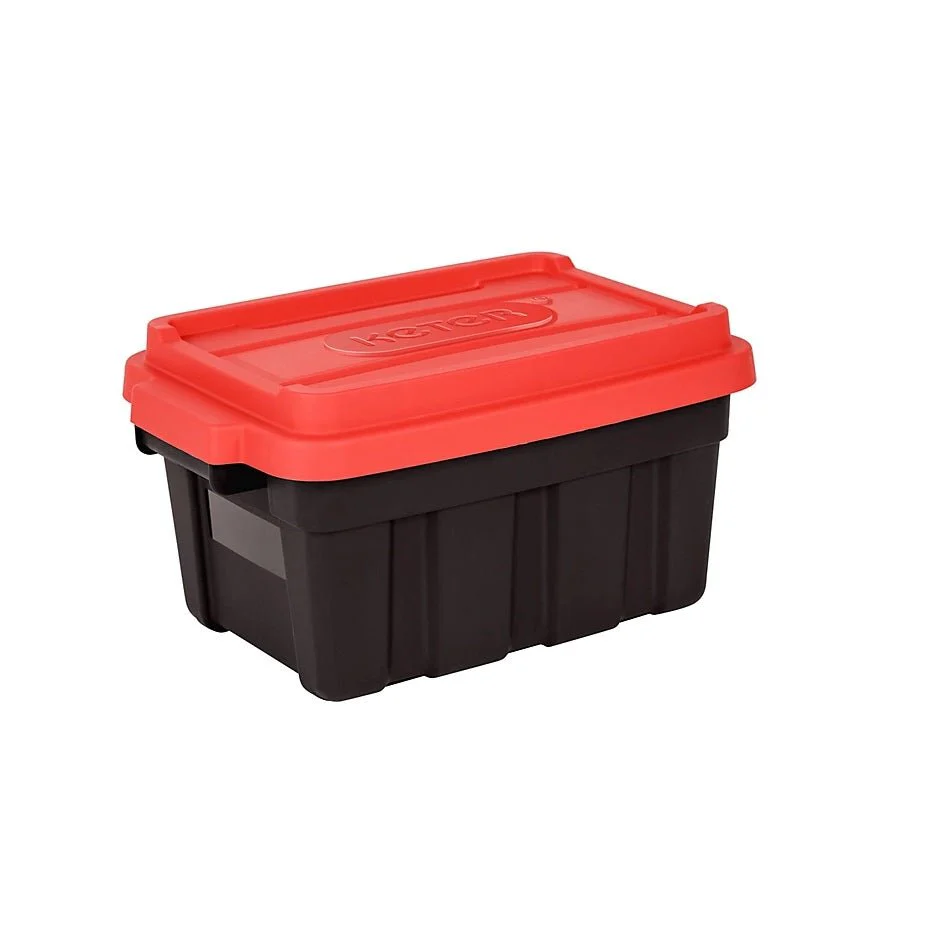 Keter Tuff Totes Black & Red 11L Storage Box