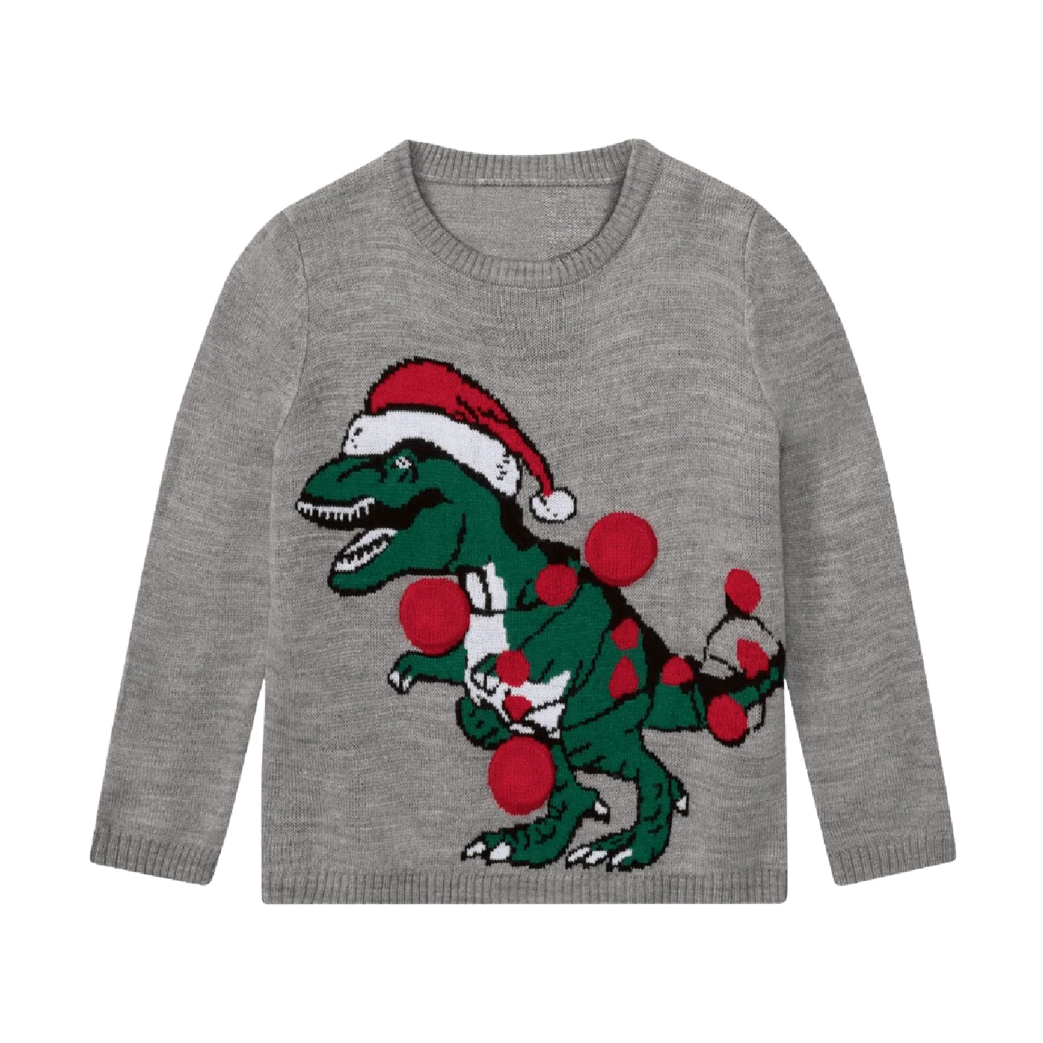 Kids Christmas Jumper Dinosaur Age 4-6