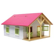 Kids Globe 1:24 Pink Stable - Image 2