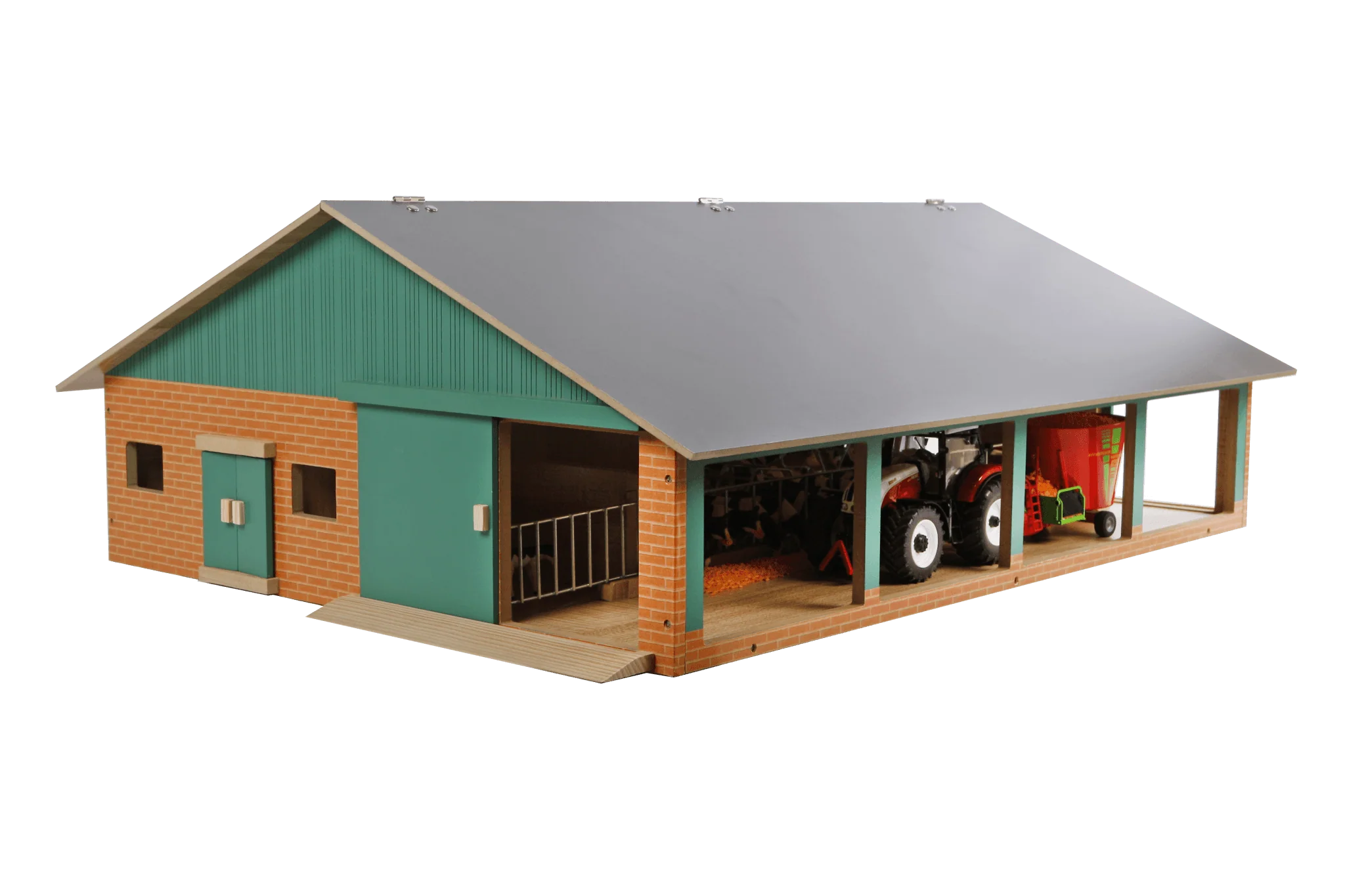 Kids Globe Cattle Shed with Milking Parlour