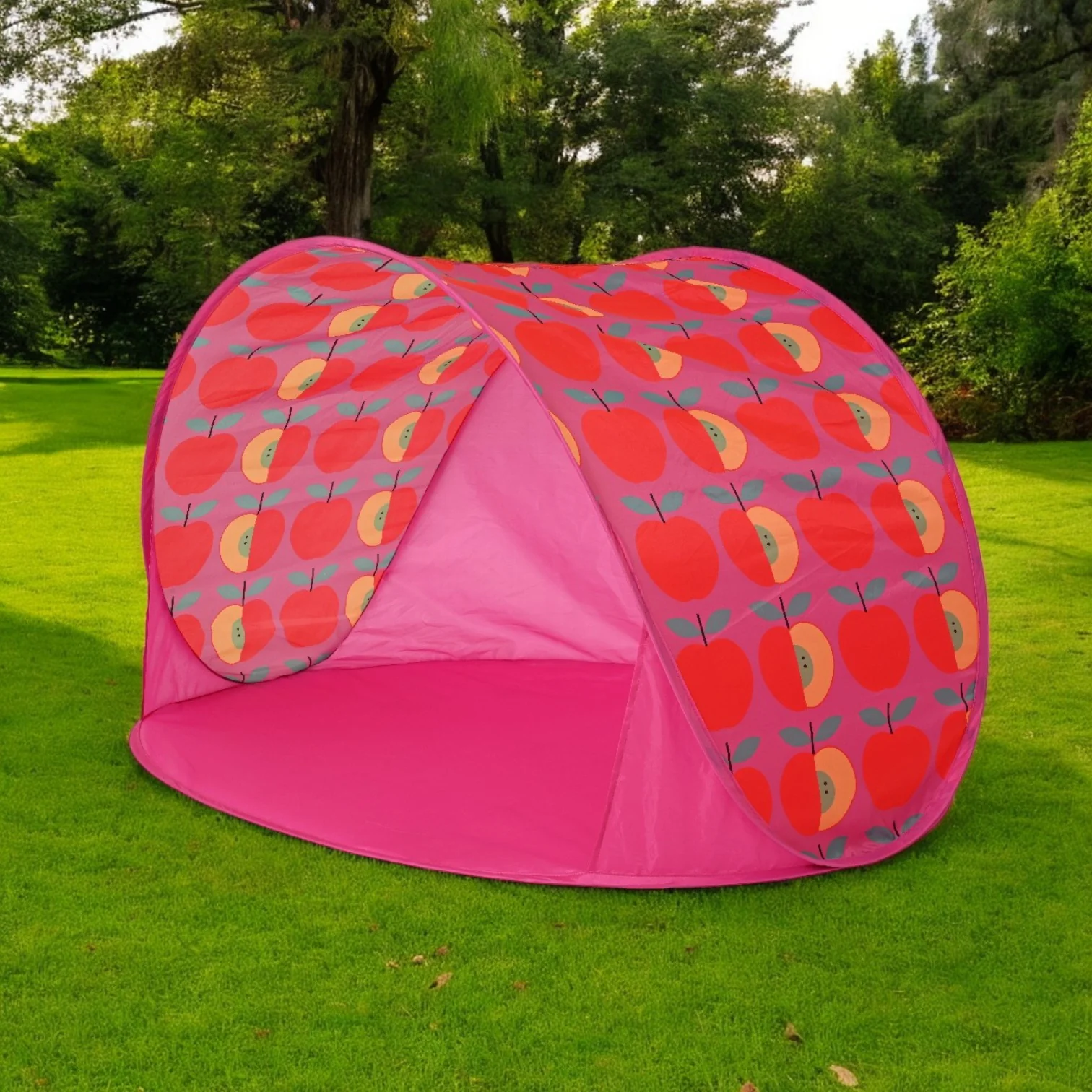 Kids Pop-up Sun Shade/Play Tent Apple Design