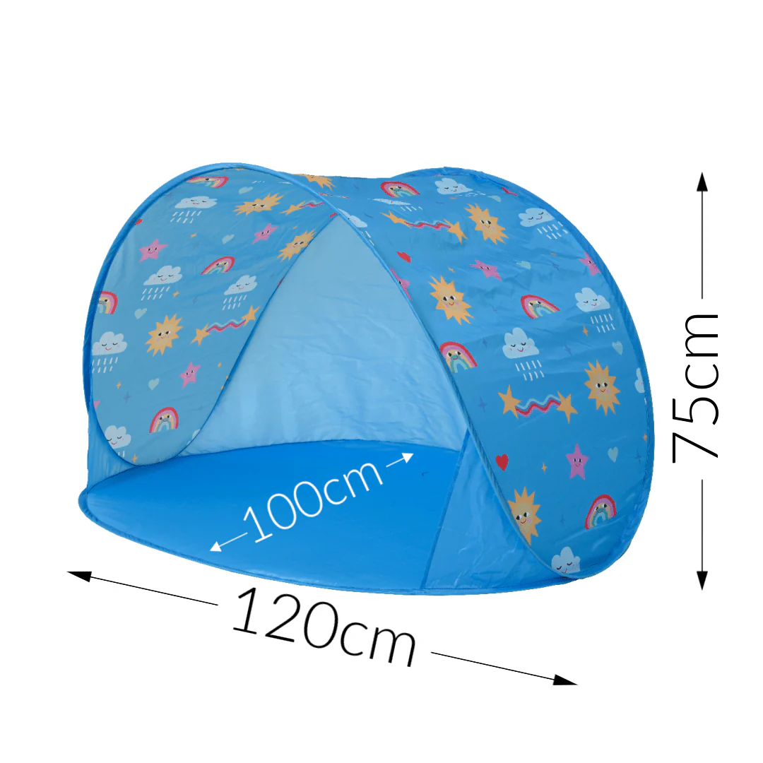 Kids Pop-up Sun Shade/Play Tent Happy Cloud - Image 2