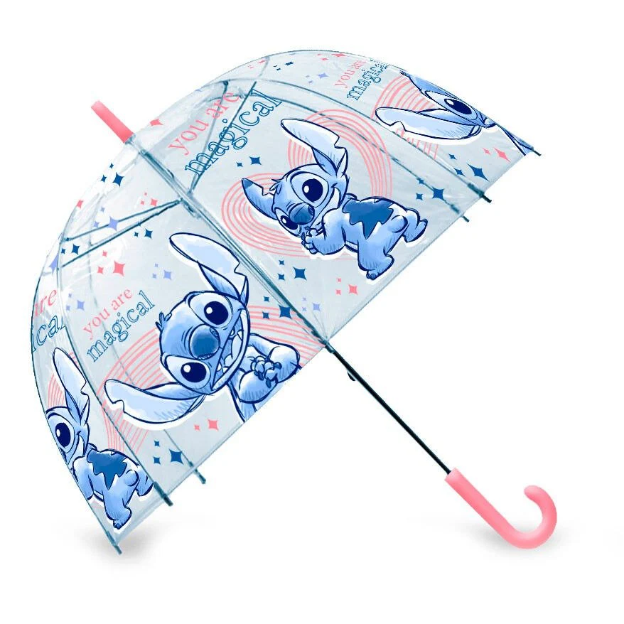 Kids Transparent 46cm Manual Umbrella Stitch