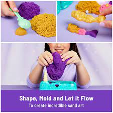 Kinetic Sand Mermaid Crystal Playset - Image 2