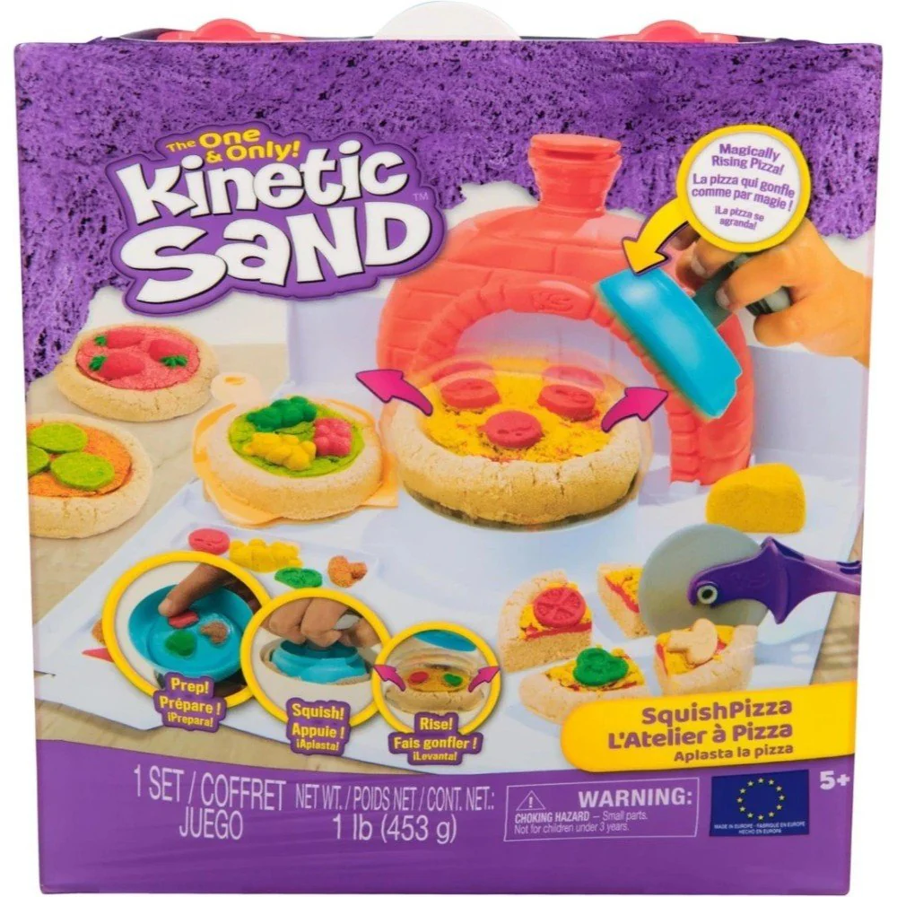 Kinetic Sand Squish Pizza Set