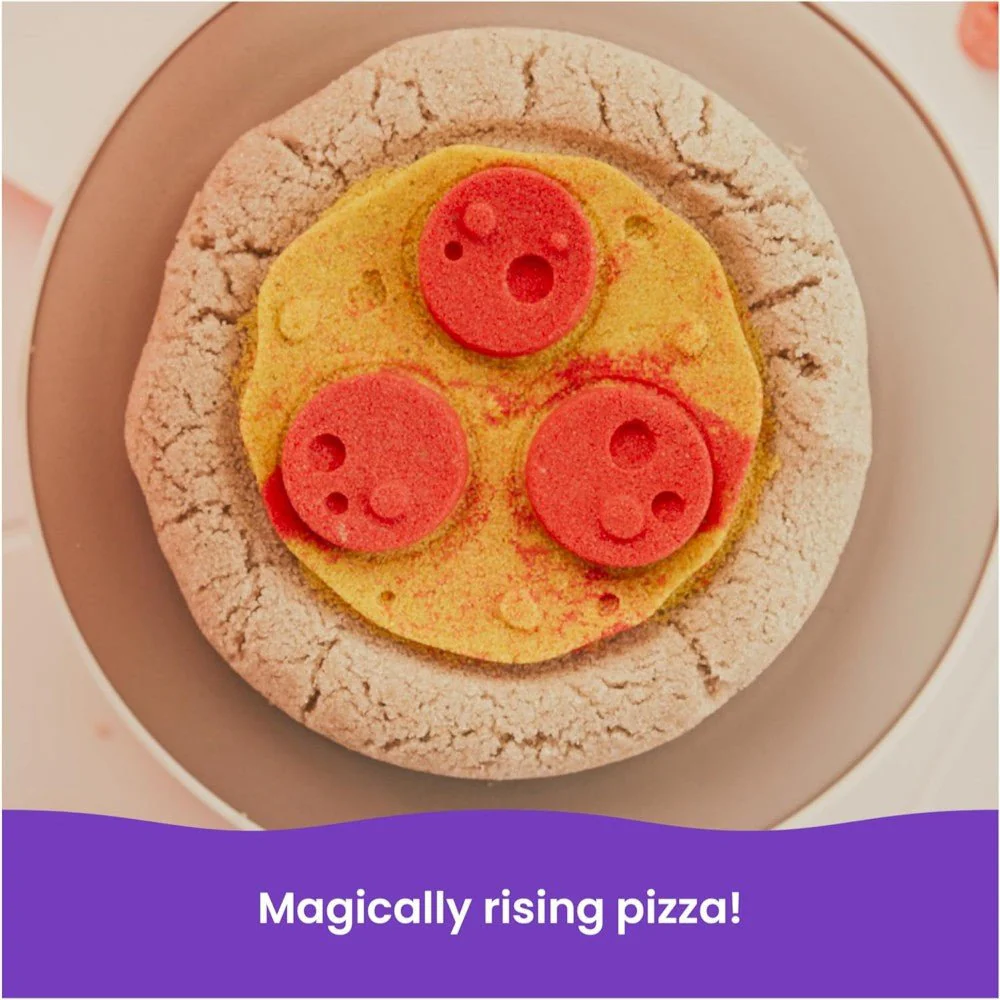 Kinetic Sand Squish Pizza Set - Image 5