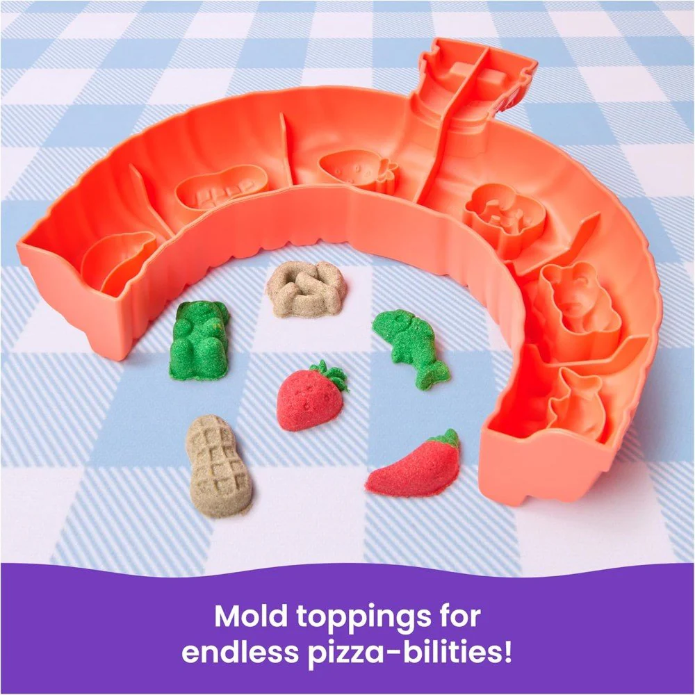 Kinetic Sand Squish Pizza Set - Image 7