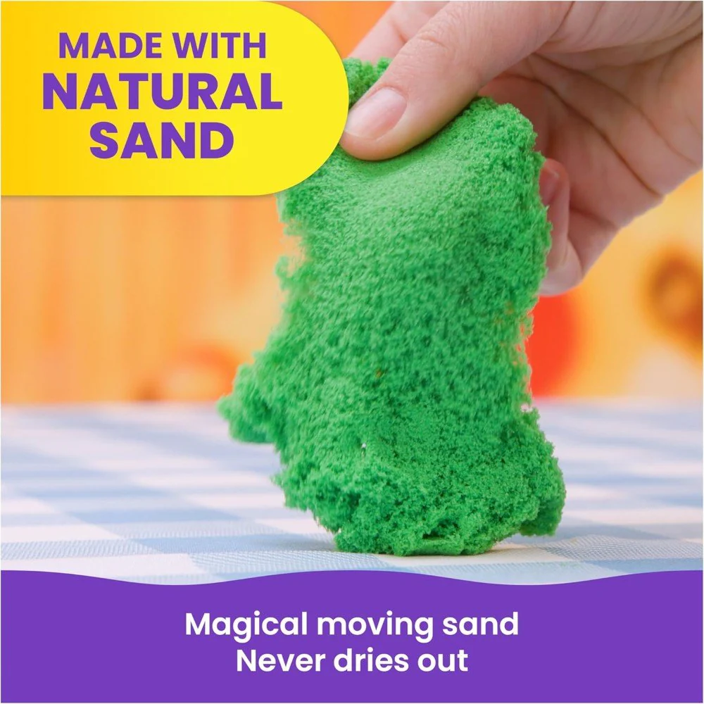 Kinetic Sand Squish Pizza Set - Image 8