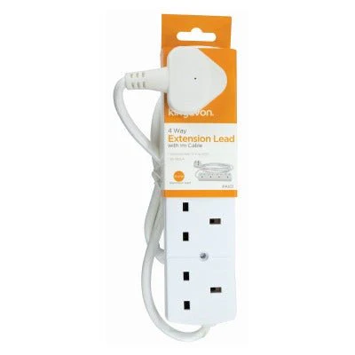 Kingavon 4 Way Extension Lead With 1m Cable BB-PA101 - Image 2