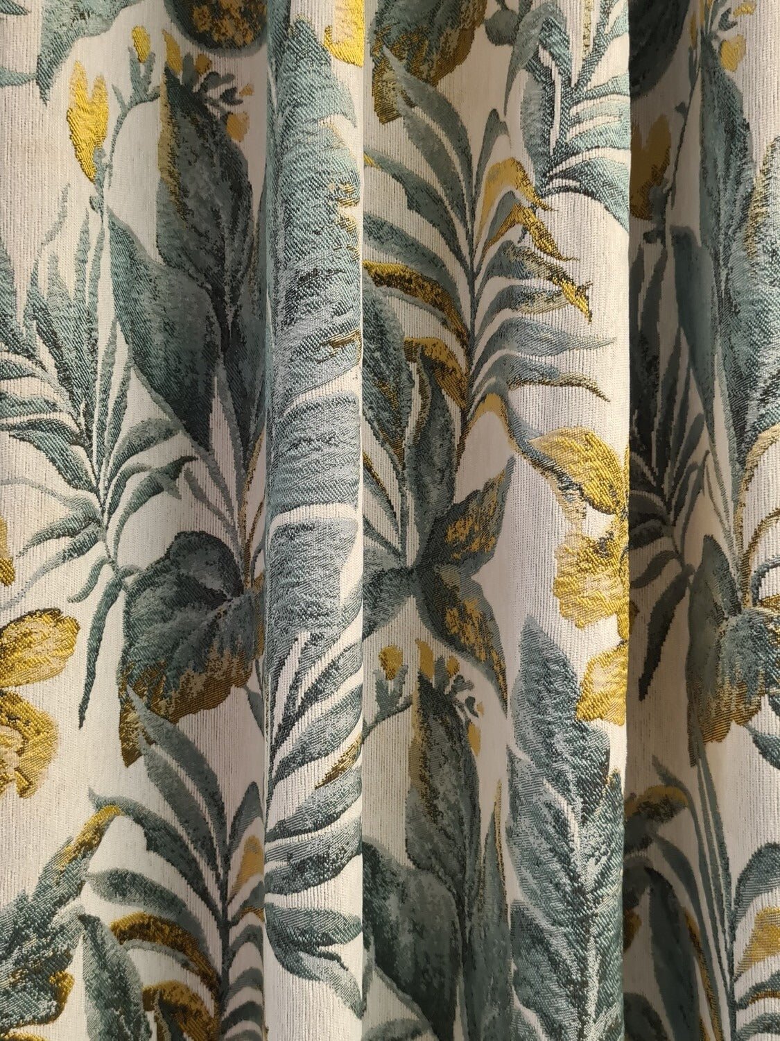 Kingdom 66" x 90” Lined Eyelet Curtains Teal - Image 2