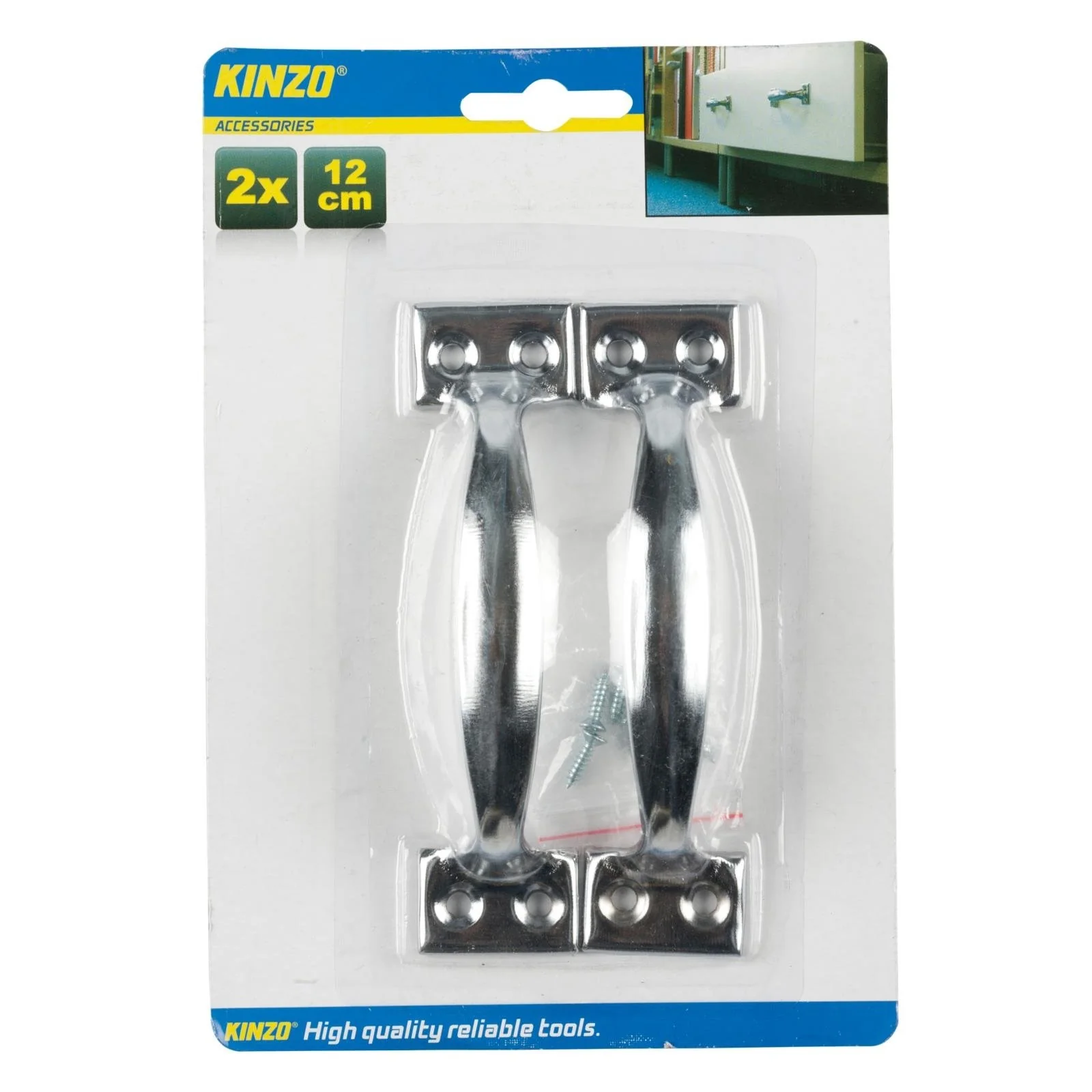 KINZO Door Handles 2 pcs 12 cm