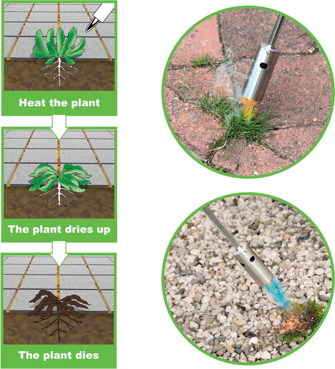 Kinzo Gas Weed Burner with Piezo Ignition 80cm - Image 3